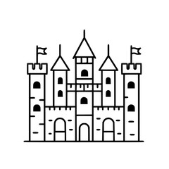 Princess palace, castle icon, castle, Castle png, Line Art Castle, Minimalist Wall Art, Castle Illustration, Castle Silhouette, Line art princes, Line art Palace, Fantasy Castle SVG, Castle Tower, Cas