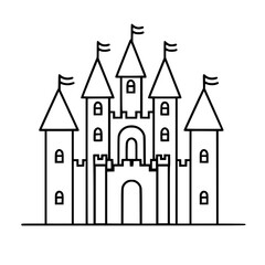 Princess palace, castle icon, castle, Castle png, Line Art Castle, Minimalist Wall Art, Castle Illustration, Castle Silhouette, Line art princes, Line art Palace, Fantasy Castle SVG, Castle Tower, Cas