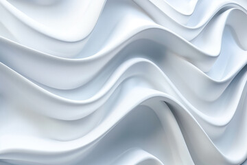 abstract wavy background with smooth lines in white colors