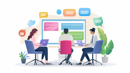 Support agents guiding customers through online self-service portals, self-service portal, customer guidance, online support, customer service, client assistance, digital tools, se