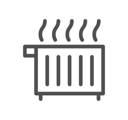 House heating related icon outline and linear vector.
