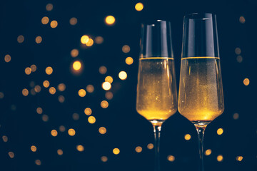 Happy New Year. Christmas and New Year holidays background