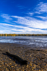 Typical landscape in Trebonsko region near Trebon city in Southern Bohemia, Czech Republic
