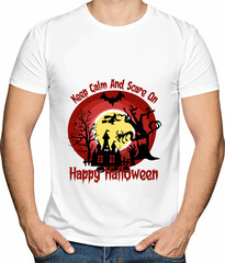 Halloween T-shirt Design Typography