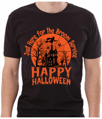 Halloween T-shirt Design Typography