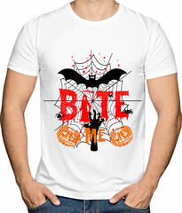 Halloween T-shirt Design Typography