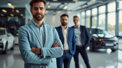 The confident business leader