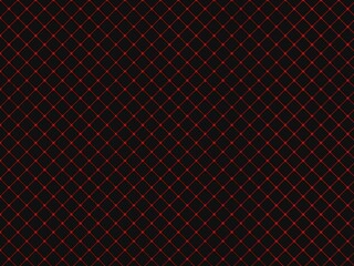 A red grid pattern on a black background