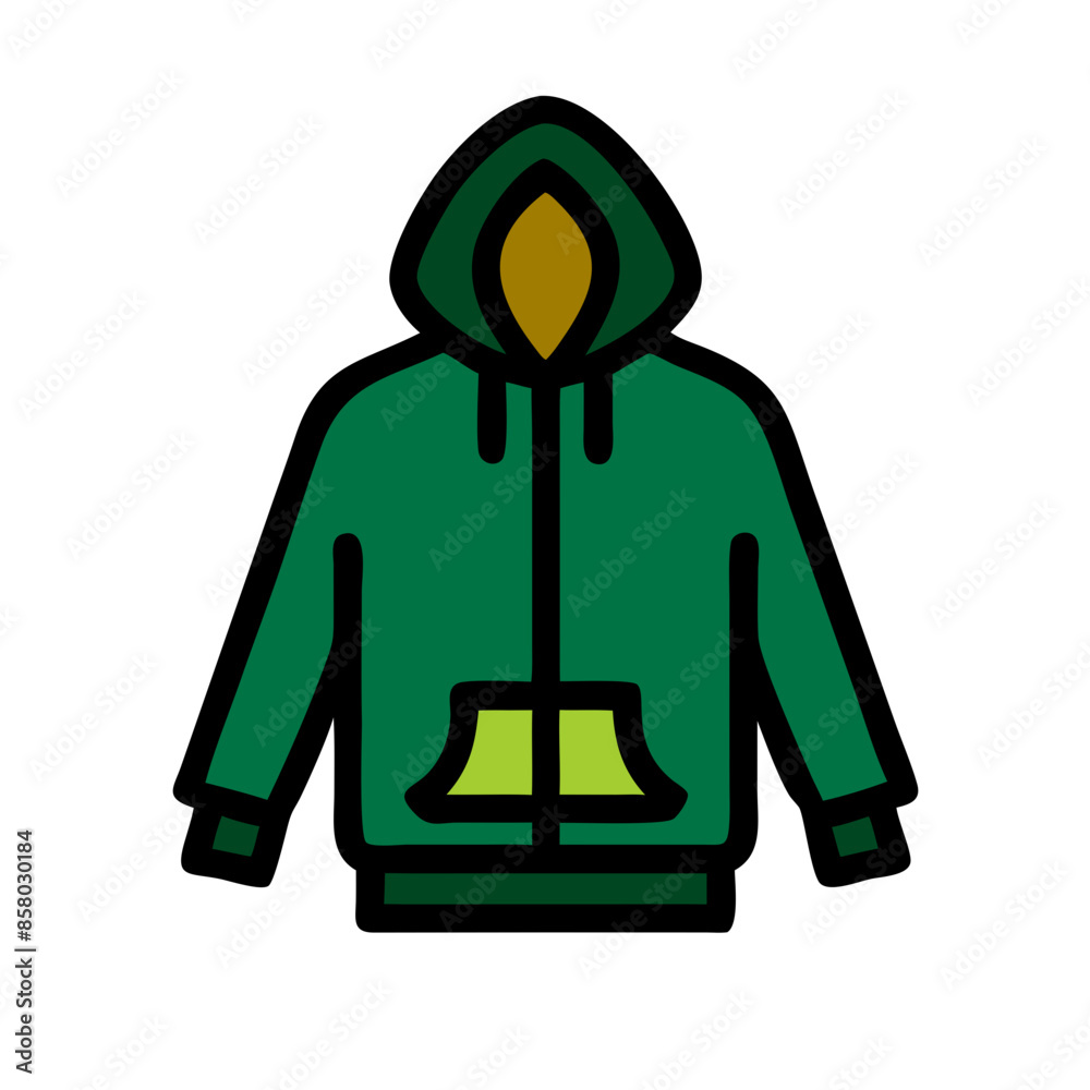 Wall mural hoodie icon