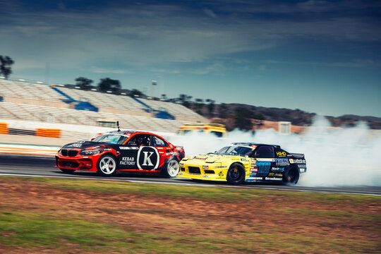 BMW M2 А22 HGK Eurofighter and Edgar Krogeris going fast in drift