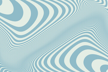 Waves, swirl, twirl pattern. Retro psychedelic style. Twisted and distorted vector texture in trendy. Y2k aesthetic. Vector illustration