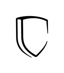 Insurance and safety assurance shield logo design