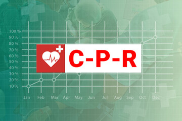 CPR sign,CAB sign,CPR resuscitation,Emergency medical resuscitation, medical emergency,life-saving first aid,urgent medical help