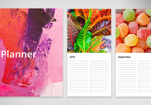 Annual Square Calendar Wall Planner