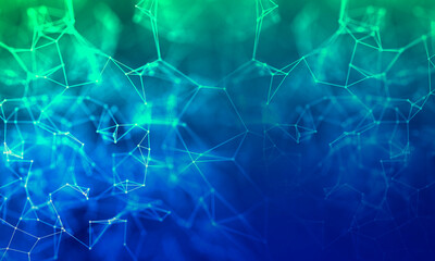 Digital plexus background, big data visualization background. Futuristic virtual abstract background. Concept of connectivity.