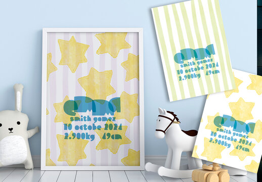Sheet Newborn Simple Illustration