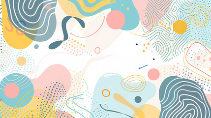Fototapeta premium Patterns in vibrant and abstract colors