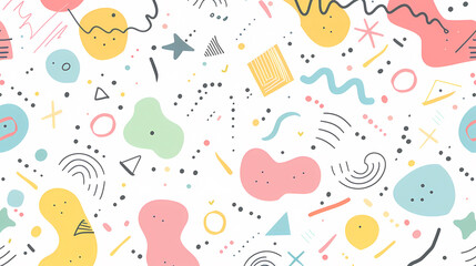 Patterns in vibrant and abstract colors