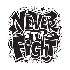 Motivational typography tshirt design template