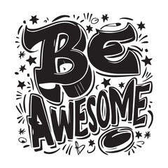 Motivational typography tshirt design template