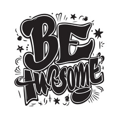 Motivational typography tshirt design template