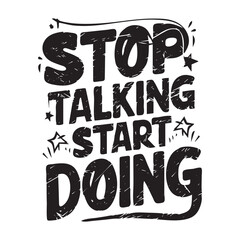 Motivational typography tshirt design template