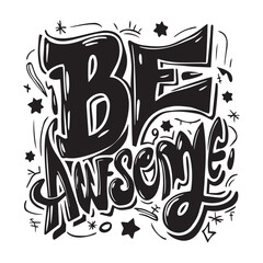 Motivational typography tshirt design template