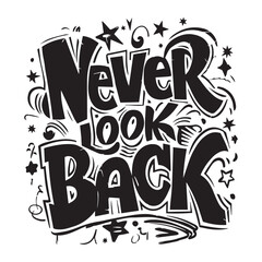 Motivational typography tshirt design template