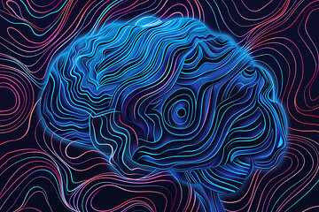 Enhanced Brain Power, Boosting Cognitive Ability, Brain Power Illustration, Mental Strength Concepts, Maximizing Brain Potential