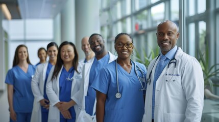 Fototapeta premium The medical team in hospital