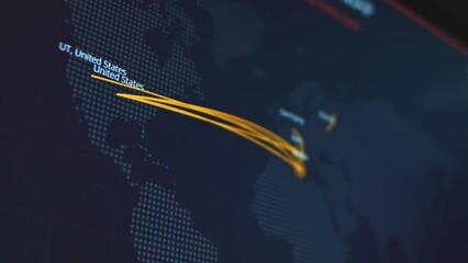 Real-time view of cyber attacks