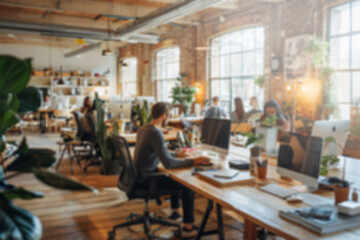 Modern office interior in a business center