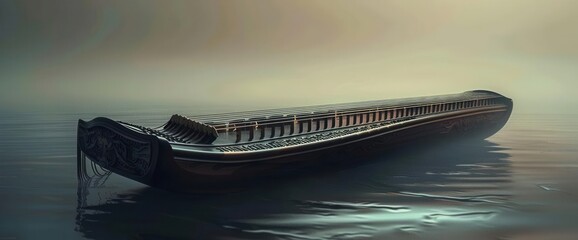 Melodies of the Past. Traditional Chinese music instrument concept