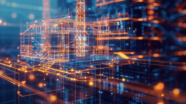 Solid foundation. Framework concept