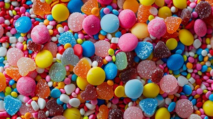 Fototapeta premium colorful candy sweet background