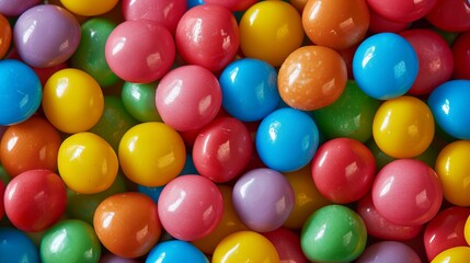 sweet, colorful candy closeup backdrop