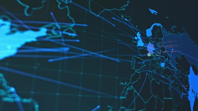 Cyber attacks on world map live