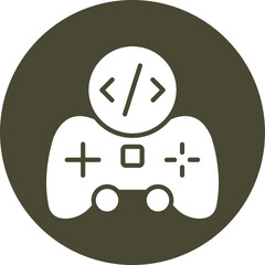 Obraz premium Access Vector Glyph Circle Icon