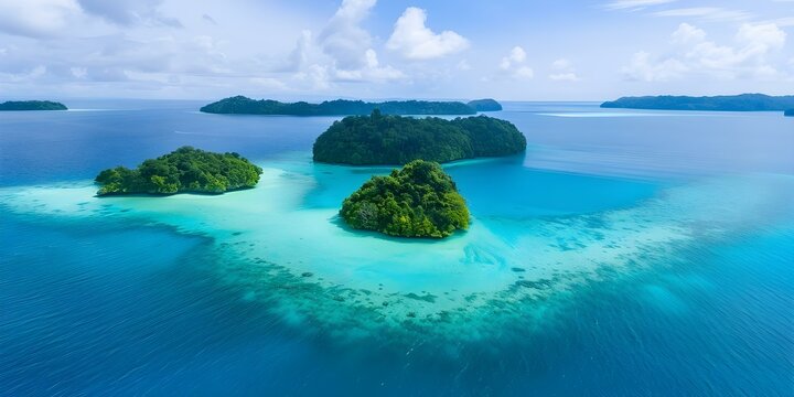 Archipel inspir&eacute; par Palau en Micron&eacute;sie Une Source d'Inspiration pour les Voyageurs. Concept Travel Destinations, Palau Archipelago, Micronesia Inspiration, Wanderlust, Remote Paradise
