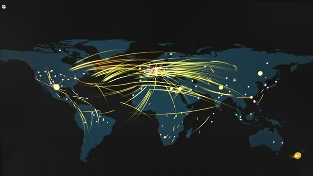 Real-time Cyber Attack World map
