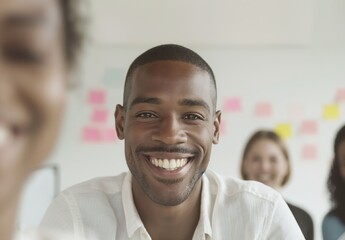 Obraz premium portrait of a smiling man