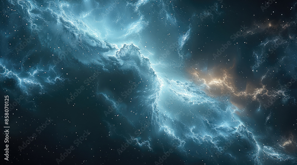 Poster Abstract Data Nebula. Generative AI.