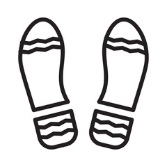 Shoe Sole Icon Perfect for Footwear Design and Manufacturing