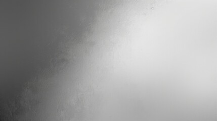 A monochrome gradient background featuring a transition from white to black with a subtle texture, backdrop for minimalist and modern designs.