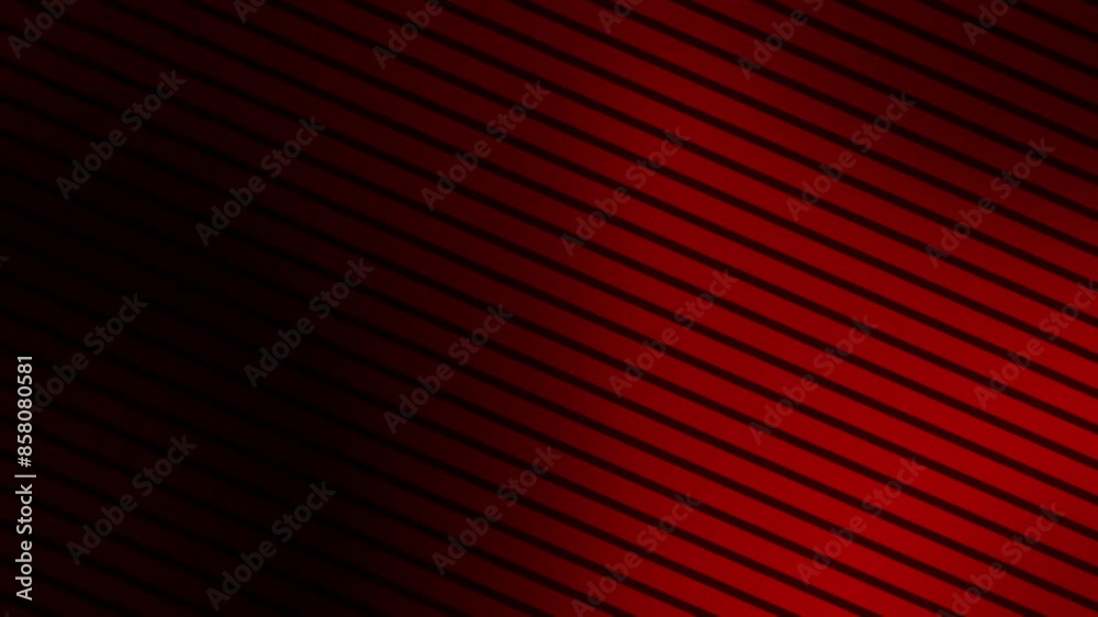 Poster Red and black gradient stripe abstract backgorund animation pattern