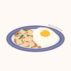 chicken padkaprao meal