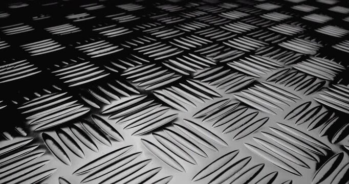 Texture of corrugated aluminum sheet.
