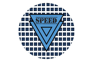 Triangle design for print and other uses