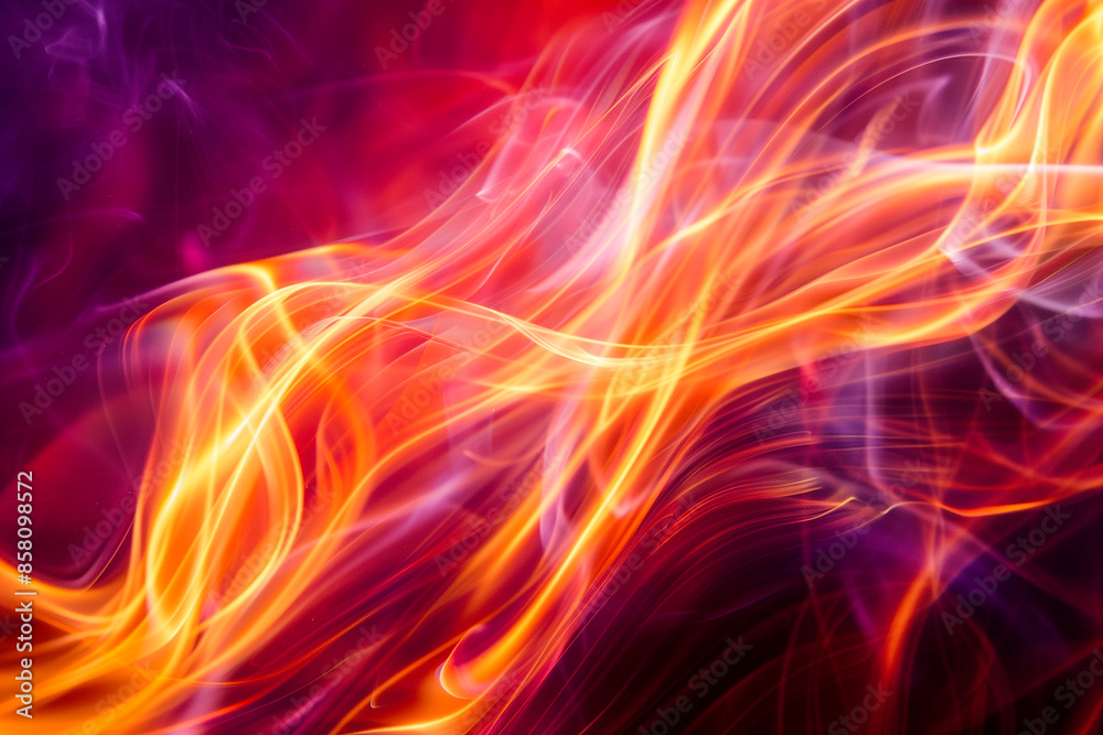 Wall mural abstract colorful background with wave lines. texture for creativity and design