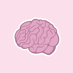 Brain Vector Cute Illustration